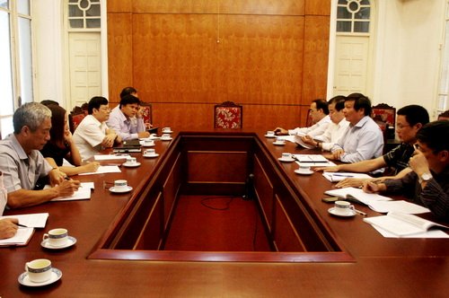 Tổng cục trưởng Nguyễn Văn Tuấn làm việc với đoàn công tác tỉnh Tuyên Quang